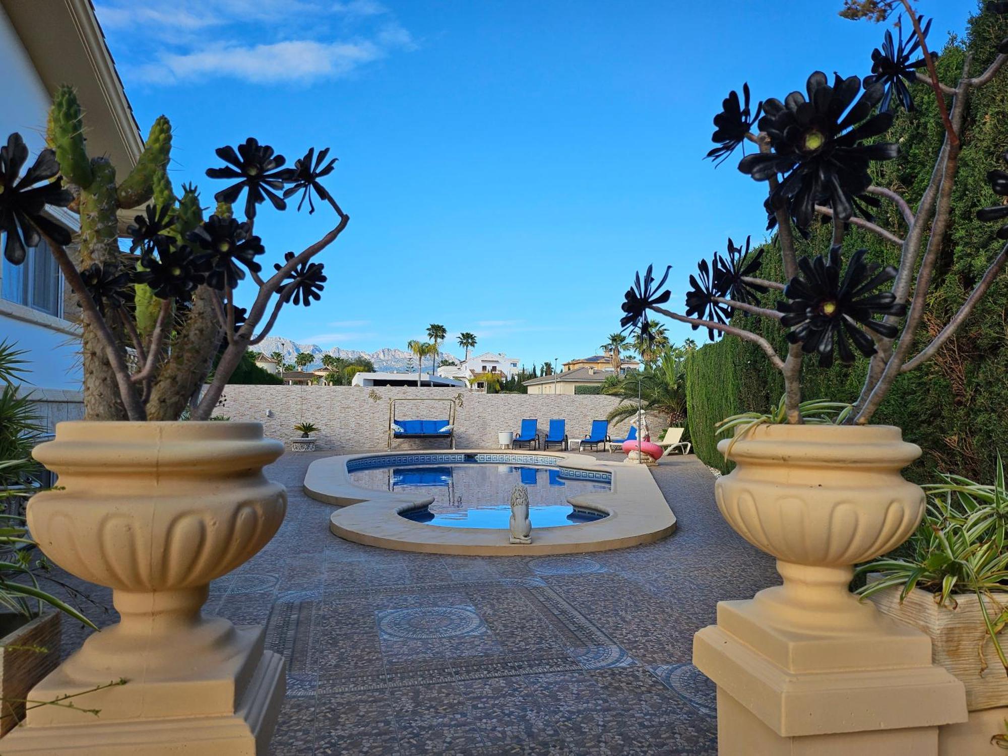 Villa Tres Palmeras En Alfaz Del Pi , Albir, Benidorm ラルファス・デル・ピ エクステリア 写真